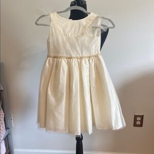 Janie and Jack Shimmering Cream Formal Dress